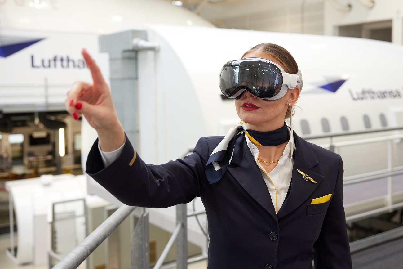 Lufthansa Aviation Training (LAT) and 3spin Learning develop AI-supported Crew Training with Apple Vision Pro